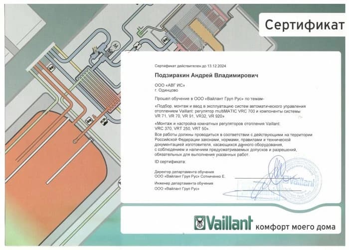 Обучение Vaillant Груп Рус