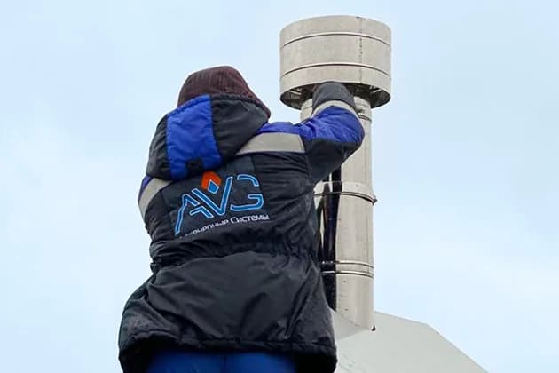 Монтаж дымоходов