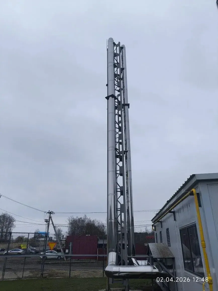 Монтаж дымохода котельной 1.2 МВт — г.о. Истра — миниатюра 3