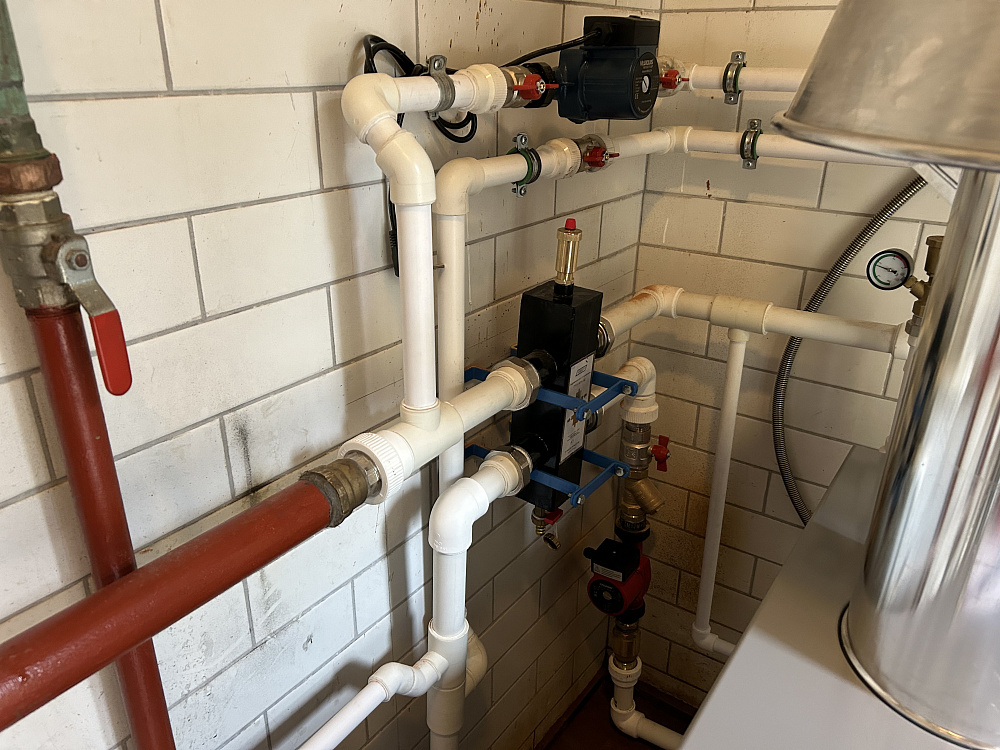 Замена котла и установка косвенного водонагревателя